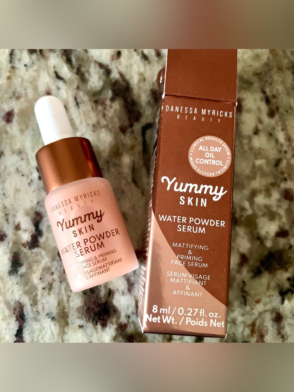Danessa Myricks Yummy Skin Water Powder Serum Mattifying MINI Sz  0.27oz/8mL